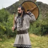 Leonardo Carbone Viking Tunic Farulfr, Sand -Viking Clothing Shop viking tunic farulfr sand