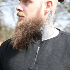 Leonardo Carbone Viking Tunic Hans, Black -Viking Clothing Shop viking tunic hans black 2