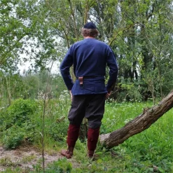 Leonardo Carbone Viking Tunic Hans, Blue -Viking Clothing Shop viking tunic hans blue 4
