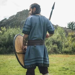 Leonardo Carbone Viking Tunic Rollo, Blue-grey 12 Leonardo Carbone Viking Tunic Rollo, Blue-grey -Viking Clothing Shop viking tunic rollo blue grey 4