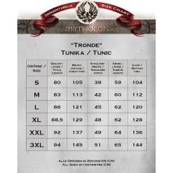 Mytholon Viking Tunic Tronde, Black 7 Mytholon Viking Tunic Tronde, Black -Viking Clothing Shop viking tunic tronde black 2