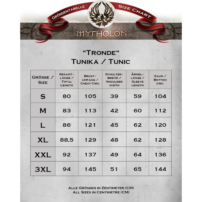 Mytholon Viking Tunic Tronde Linen, Brown 6 Mytholon Viking Tunic Tronde Linen, Brown - Image 4