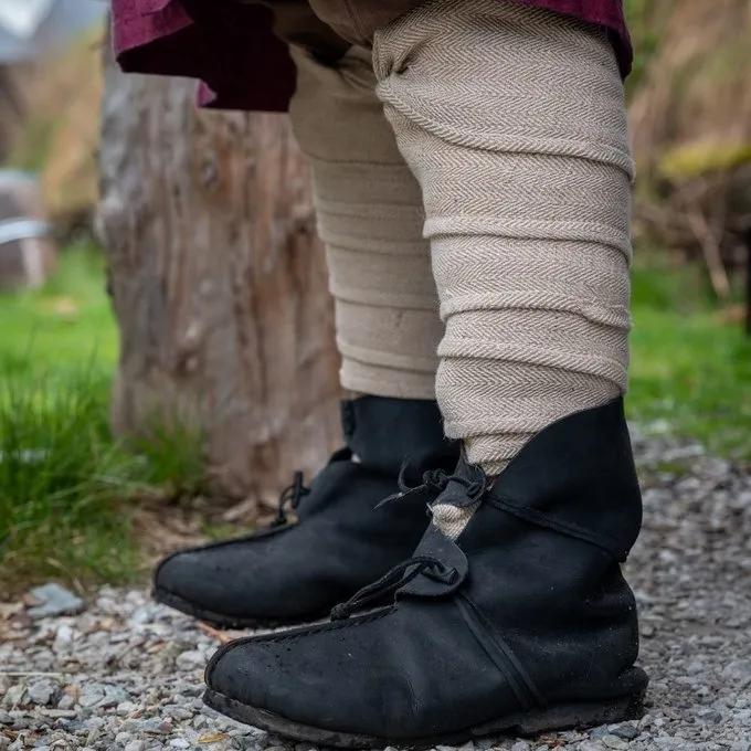 Leonardo Carbone Viking Winingas Herringbone Motif Halfdan, Natural 4 Leonardo Carbone Viking Winingas Herringbone Motif Halfdan, Natural - Image 2