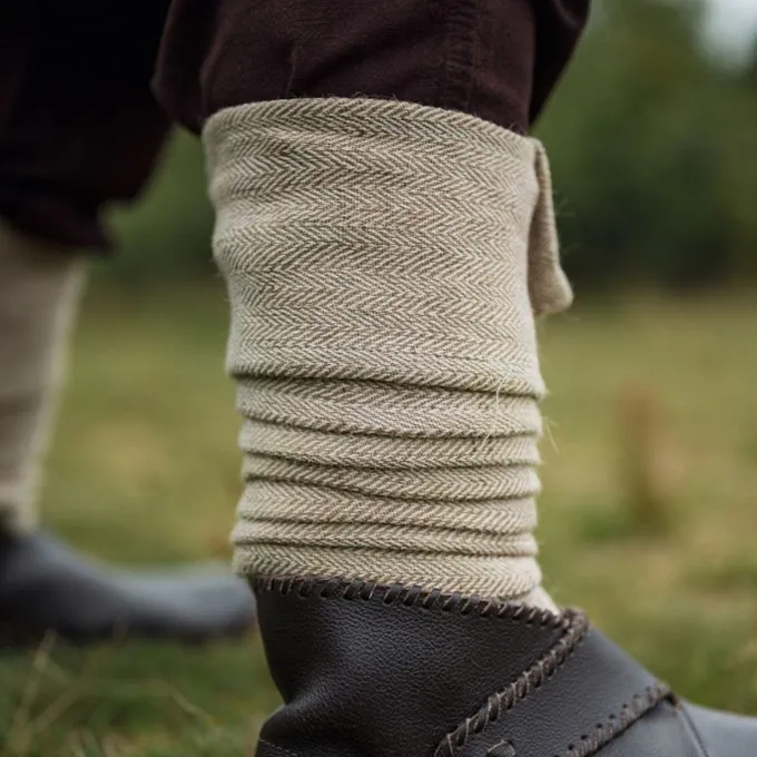 Leonardo Carbone Viking Winingas Herringbone Motif Halfdan, Natural 5 Leonardo Carbone Viking Winingas Herringbone Motif Halfdan, Natural - Image 3