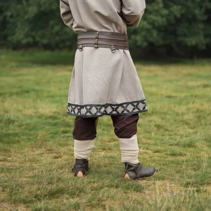 Leonardo Carbone Viking Winingas Herringbone Motif Halfdan, Natural 6 Leonardo Carbone Viking Winingas Herringbone Motif Halfdan, Natural - Image 4